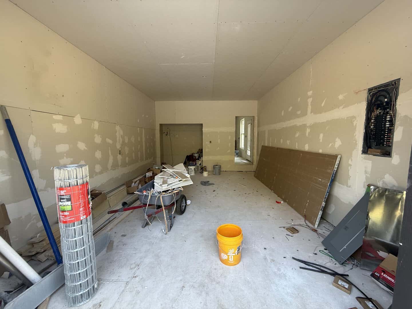 Amaya G Painting Bare Drywall Vaulted Room Scaled