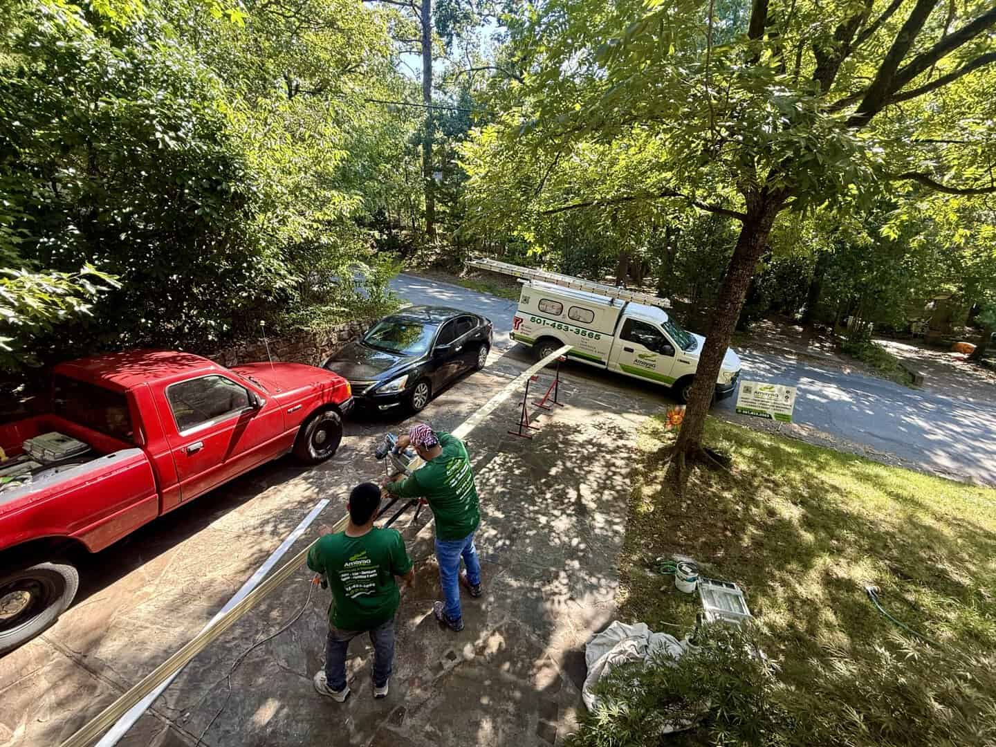 Amaya G Painting Crew And Truck Shaded Site Scaled