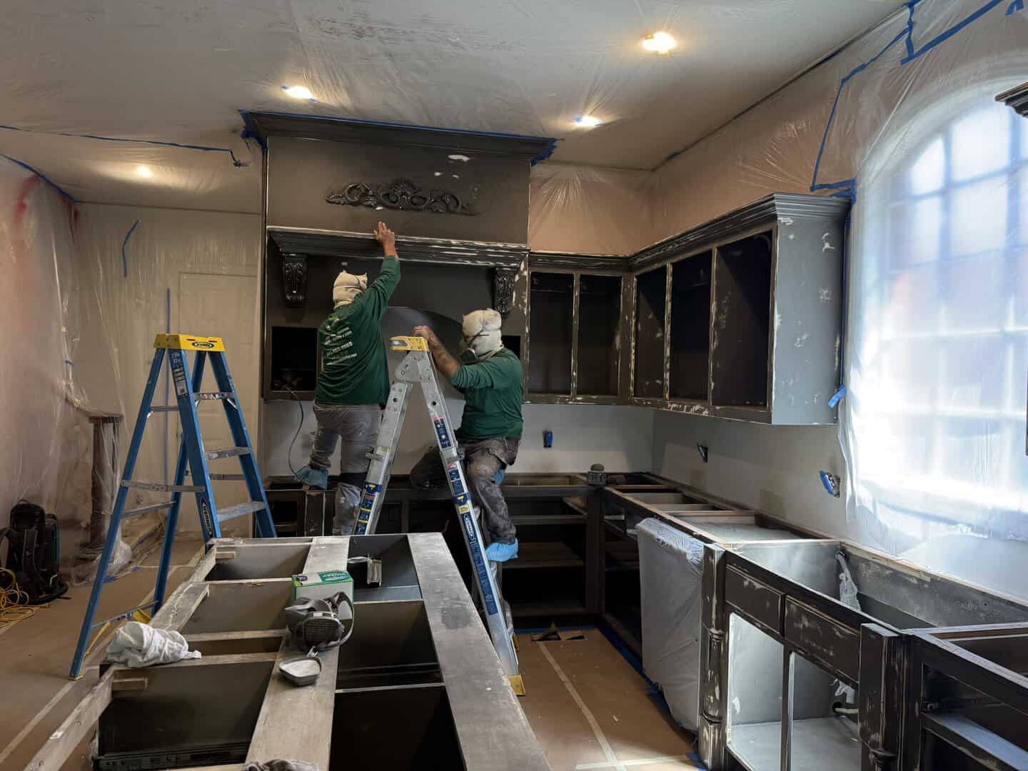 Amaya G Painting Two Crew Painting Kitchen Scaled